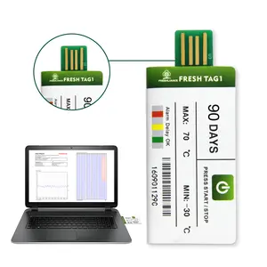 USB одноразовый Регистратор температуры для холодного хранения и распределения