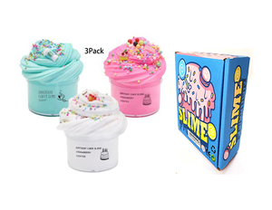 Vente en gros de slime en plastique moelleux en forme de licorne, 3 couleurs, jouet éducatif pour enfants, certifié EN71, 100g - Product Image 4