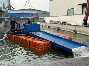 เรือขุดกาลักน้ำอลูมิเนียมสำหรับงานหนักพร้อมการออกแบบให้ป้องกันการกัดกร่อนสำหรับน้ำเค็มที่มีส่วนประกอบหลักของเครื่องยนต์ปั๊มเกียร์มอเตอร์ - Product Image 2