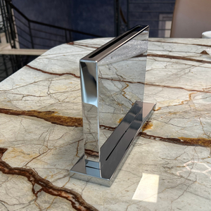 Mitigeur de douche cascade intégré de qualité professionnelle - Design italien élégant, robinet de lavabo de salle de bain finition chrome fabriqué en Italie - Product Image 3