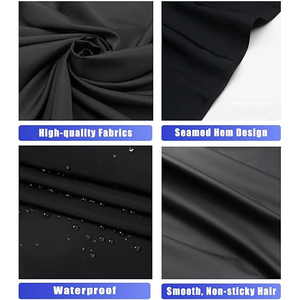 Faible MOQ Logo Personnalisé Imperméable Polyester Tablier Robe de Coupe de Cheveux pour Salon de Beauté, Col en Silicone pour Cape de Coiffeur - Product Image 5
