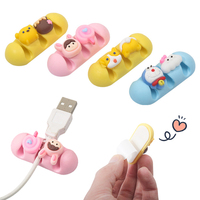 Organisateur de câbles en PVC souple et silicone pour bureau, clips auto-adhésifs, boucles de gestion de câbles réseau, cadeaux