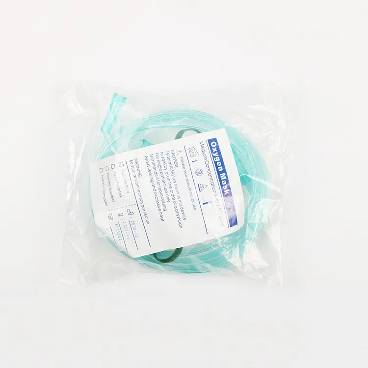환자용 의료품 싼 가격 일회용 투명 의료급 PVC 산소 마스크
