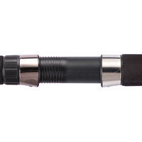 Canne à pêche télescopique en fibre de verre 2.5X-TLS 4.5m 8 sections, action rapide, durable pour la pêche à la perche, à la truite, au brochet, au surf et en eau salée