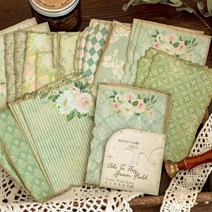 30 feuilles par paquet de papier artisanal Gentle Breeze Series Retro Blended DIY Journaling Base décorative - Product Image 3
