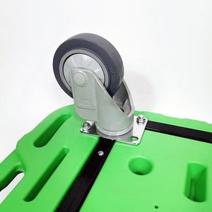 300kgs Fabrik Plattform Trolley Kunststoff Hand Warenkorb für Lager Einfach Moving Professionelle Maschine Werkzeug <span class=keywords><strong>Movers</strong></span> Tragen Fracht Lagerung - Product Image 5