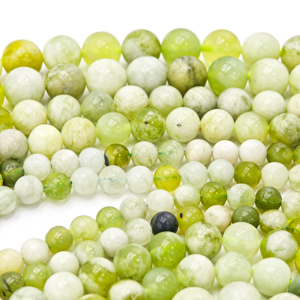 Cuentas de Piedra de <span class=keywords><strong>Jade</strong></span> Serpentina Verde Leche Baratas al por Mayor, Marca Tactful Modelo 0060 Qiti Milk Cap Verde Claro para Fabricación de Joyas - Product Image 2