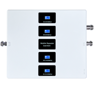 Amplificador de señal de teléfono móvil de banda cuádruple de dos puertos para 850 900 1800 2100Mhz 2G 3G 4G 5G amplificador de señal móvil para redes GSM - Product Image 1