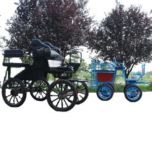 Chariot de luxe à chevaux pour marathon touristique, 2 roues, mini-chariot à chevaux, à vendre, chariot à chevaux à 4 roues - Product Image 1