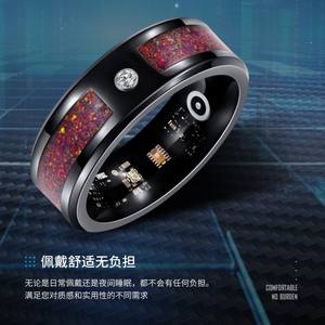 Cross-border cincin cerdas Aloi, detak jantung oksigen darah Pedometer gerakan Remote Control pola foto bor untuk - Product Image 2