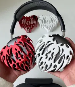 Großhandel 3D gedruckt Cyberpunk Airpods Max Hülle Abdeckung Apple Headphones Headset-Zubehör SLA Harz 3D-Druck-Service