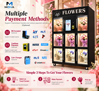 Distributeur automatique de fleurs, distributeur de bouquets frais avec écran tactile