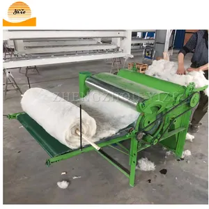 waste fabric rags carpets opening recycling machine bale cotton loose opener wool polyester fiber open loosing machine