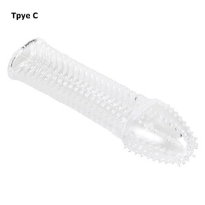 Condón Extensor de Alta Elasticidad, Funda de Silicona para Pene, Juguetes Sexuales para Hombre, Consolador, Juguete de Bondage, Fundas para Retrasar la Eyaculación - Product Image 5