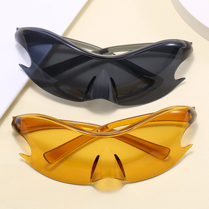 Occhiali da Sole Superhot 22545 Moda 2023 Oversize Senza Montatura Futuristici a Specchio Eleganti Sportivi Stile Y2K - Product Image 4