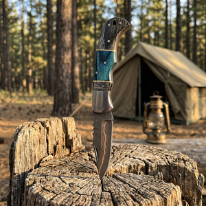 High Quality <b>copper</b> Damascus Steel Folding Blade Pocket Knife Wholesale Factory Rates wood Handle Tactical Application - Product Image 4