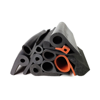 Joint d'étanchéité en mousse de silicone de type P à 9 caractères pour four, porte de compartiment frigorifique, bande de caoutchouc de forme spéciale