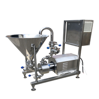 Machine sanitaire d'émulsion de dispersion de cisaillement élevé de canalisation d'étape de l'acier inoxydable