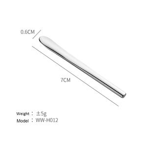 Custom Logo Metal Makeup Spatula Scoop Premium Promotional Emery Boards for Manicure