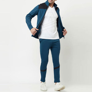 Vente de gros Design personnalisé Contraste de couleur Survêtement pour homme Survêtement pour homme de qualité supérieure à vendre - Product Image 4