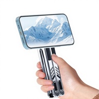Support Magnétique Pliable Portable en Aluminium 17,3 Pouces Compatible avec Support Magnétique Multi-Modes et Fonction Perche à Selfie 2026