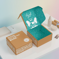 Emballages personnalisés écologiques, boîtes cadeaux pour envoi postal avec logo, emballage en carton ondulé biodégradable, boîte d'expédition pour vêtements