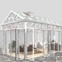 Qiavilla — serre de soleil de luxe en Aluminium, terrasse de jardin, Patio de Villa, Double verre