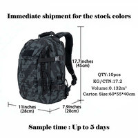Système MOLLE découpé au laser 25L Sport de plein air Camping Randonnée Escalade Sac Tactique Camouflage Sac à dos