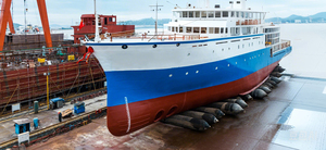 Túi khí cao su cỡ nhỏ D0.8 M * 3M, sản xuất OEM, dùng cho hạ thủy tàu biển - Product Image 6