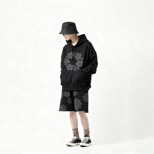 Shorts en coton surdimensionnés essentiels pour hommes et femmes |   Streetwear de haute qualité, design hip-hop |   Vêtements de sport et de loisirs pour la salle de sport - Product Image 6