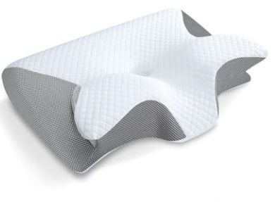 Gray pillowcase