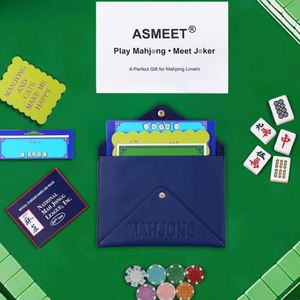 Portable Score Purse Soft Waterproof Faux Leather Card Carry Bag Perfect Mahjong <b>Gift</b> for Men Women - Product Image 3