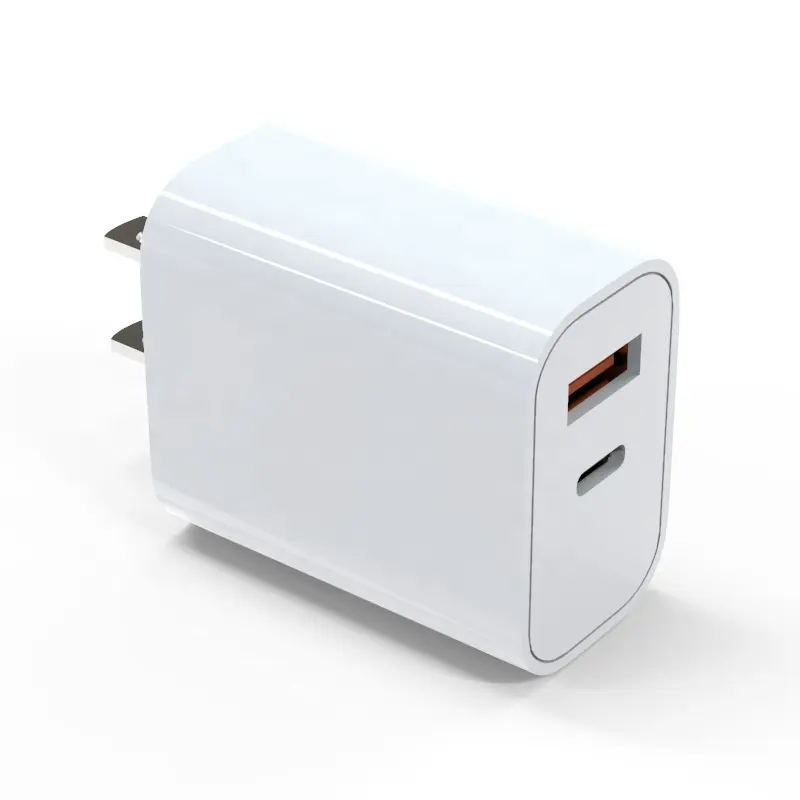 קנטל 20w יציאות USB כפול יציאות qc3.0 מטען מהיר 20w מטען קיר 5v 9v 12v 3a טעינה מהירה לטלפון נייד