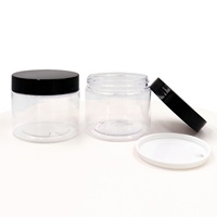 Frascos de Plástico PET de Boca Ancha de 8oz, Aptos para Alimentos, con Tapas de Rosca, Impresión por Serigrafía, Envases Vacíos para Cosméticos y Cuidado Personal