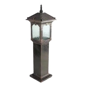 Solar Lawn <b>Light</b> Aluminum Body <b>Led</b> <b>Light</b> Source Water Resistant Outdoor Lighting For Garden Pathway - Product Image 1