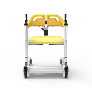 Manual Hand Crank Lift Transfer <b>Chair</b> for Elderly Patient <b>Commode</b> <b>Chair</b> 360° Split Seat 20cm Adjustable Height - Product Image 2