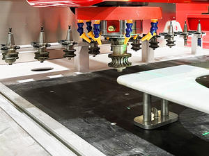 Machine à découper horizontale pour marbre et <span class=keywords><strong>granit</strong></span> HUALONG Machinery HLQY-1600H à prix abordable, pour couper les gros blocs <span class=keywords><strong>de</strong></span> pierre en dalles - Product Image 2