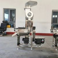 Commerciële appelsapcentrifuge/orangesapcentrifuge met crusher, 500 kg/uur, HJ-CM500