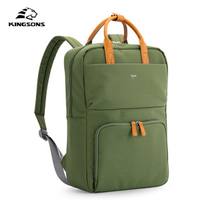 Kingsons Women's <b>Backpack</b> 15 Inches Solid Color <b>Large</b> <b>Capacity</b> Everyday Use Student <b>Backpack</b> - Product Image 5