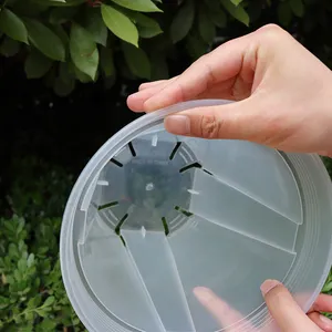 Maceta de flores de plástico para niños al por mayor de fábrica Maceta de flores en maceta de plástico para restaurantes