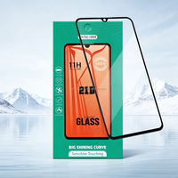 Protection d'écran en verre trempé 9H, couverture intégrale 21D, colle complète, tactile sensible, pour smartphone SPARK50 F3 F3 PRO