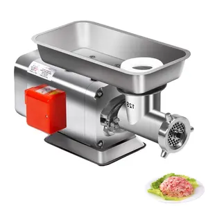 Multi-Function Automatic Stainless Steel Electric Meat Grinder New Household Commercial Minced Meat Filling Machine Motor Retail