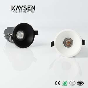 <span class=keywords><strong>Kaysen</strong></span> Lighting – Spot encastré LED commercial pour hôtel, découpe 75 mm, 12W, 4000K, AC, aluminium, anti-éblouissement, IP44, automatique - Product Image 1