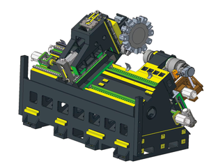 Centro de Torneado CNC de Bancada Inclinada, Torno CNC de Doble Husillo, Máquina de Torneado de Metal CNC con Ejes Y Ortogonales - Product Image 2