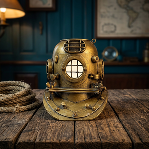 Casco de Buceo Náutico Decorativo, Estilo Vintage, Casco Marino Decorativo, Adorno de Inspiración Antigua - Product Image 6