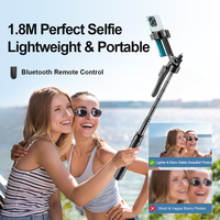 BEIYANG C11 C12 K28 pliant sans fil à distance téléphone portable Mini poche monopode Selfie bâton trépied pour iPhone Android
