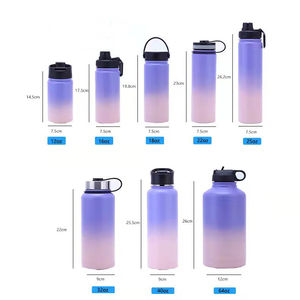 Bouteille isotherme sous vide à Double paroi, en acier inoxydable, avec infuseur, Logo du client, 32/40oz, 18oz, 32oz - Product Image 2