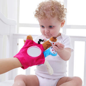 Professionale produttore di fatto i vostri propri disegni bella guanto giocattolo del bambino della peluche per la promozione - Product Image 4