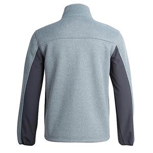 Giacche in Pile Grigio con Zip Spessa Personalizzate OEM per Uomo, <span class=keywords><strong>Abbigliamento</strong></span> Outdoor - Product Image 5