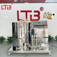 Mélangeur pneumatique 100L 200L 500L, refroidisseur de parfum, réservoir de mélange avec filtration, équipement de filtration pour la fabrication de parfums, ligne de production de parfums